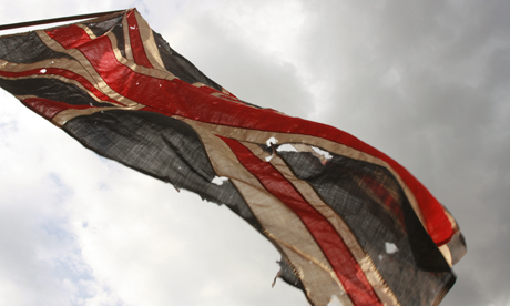 Antique flag at Imperial & Standard in Hackney Wick