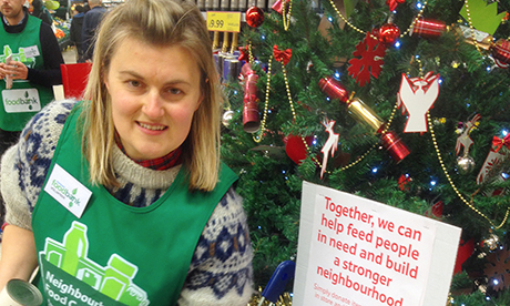 Sveta volunteer at Morning Lane Tesco