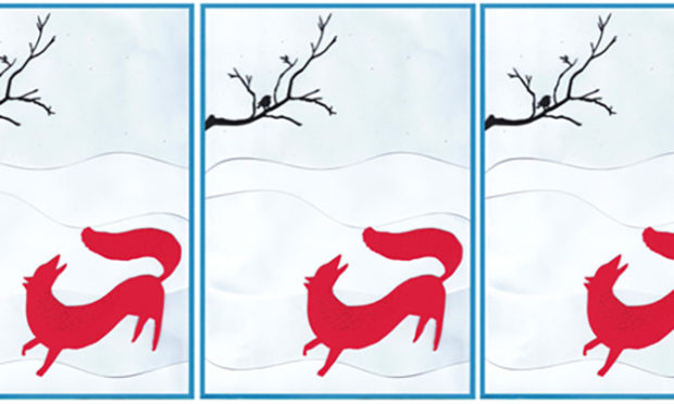 Hackney Citizen fox in snow