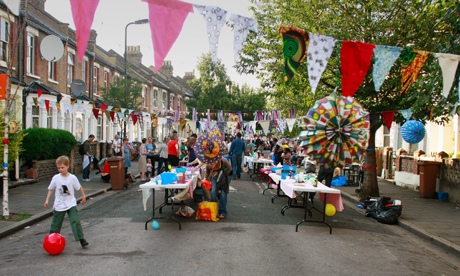 Trehurst Street Olympic Torch Party