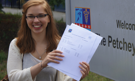 Saoirse Purtill-Coxall celebrates making the grade to go to Oxford