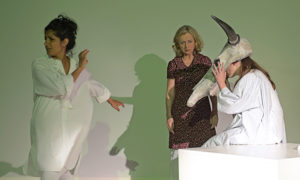 Balvinder Sopal and Andrea Quirbach in Sleepless