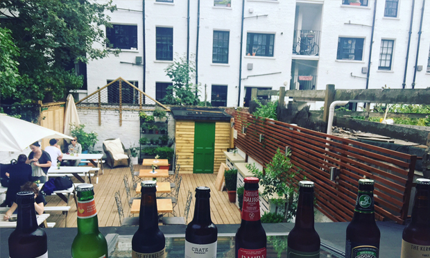 The "secret" beer garden