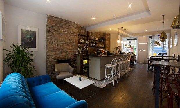 Nooks and crannies: upstairs at The Lacy Nook. Photograph: The Lacy Nook