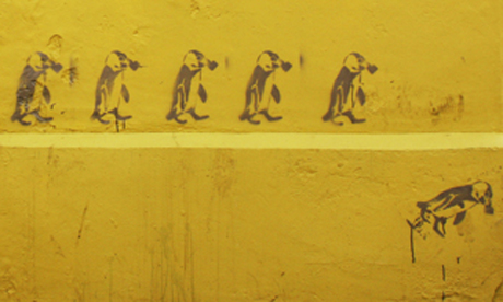 March of the Penguins, Bouverie Road Photo: © 2009 The Hackney Citizen Ltd